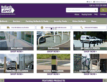 Tablet Screenshot of bollardsdirect.co.uk
